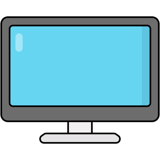 Tv Generic Outline Color icon