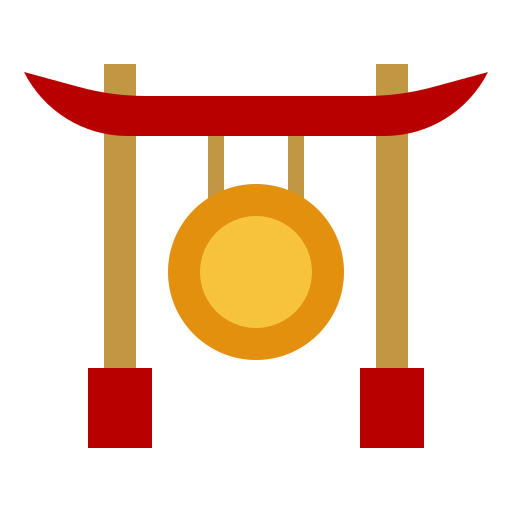 gong Generic Flat icoon
