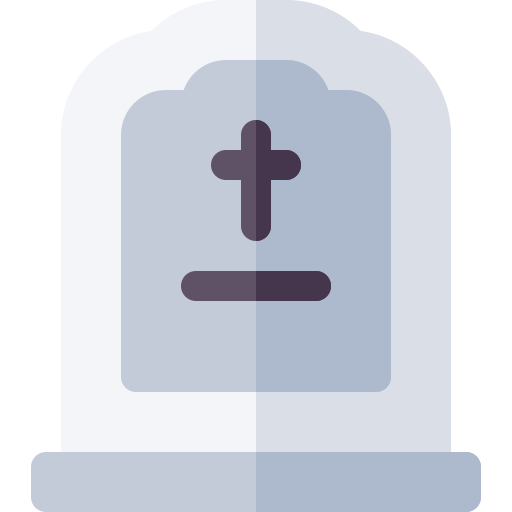 Grave Basic Rounded Flat icon