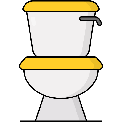 화장실 Generic Outline Color icon