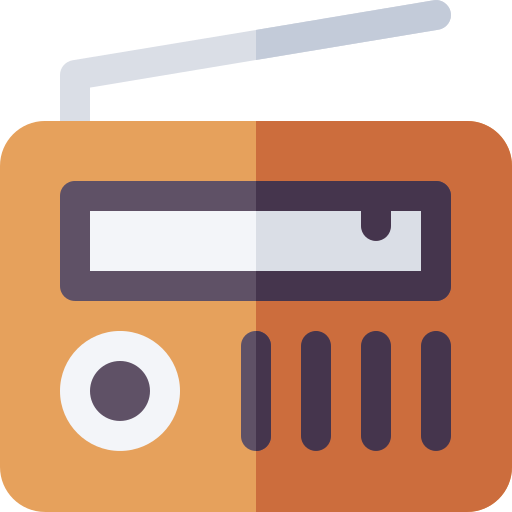 Radio Basic Rounded Flat icon