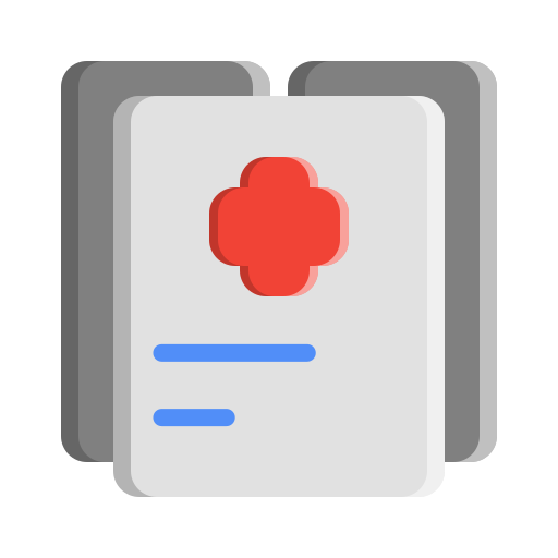 Medical prescription Generic Flat icon