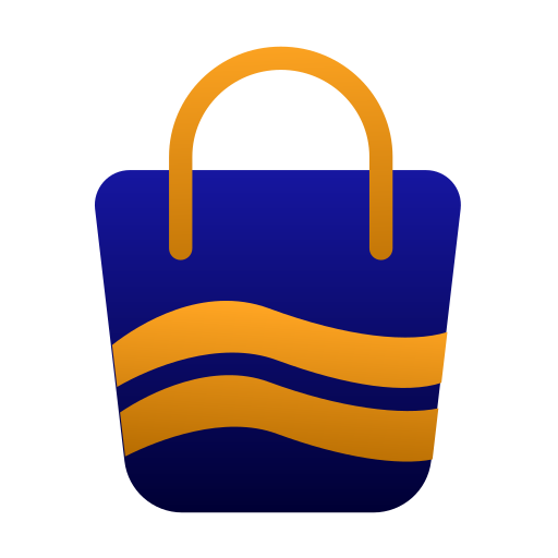 пляжная сумка Generic Flat Gradient иконка