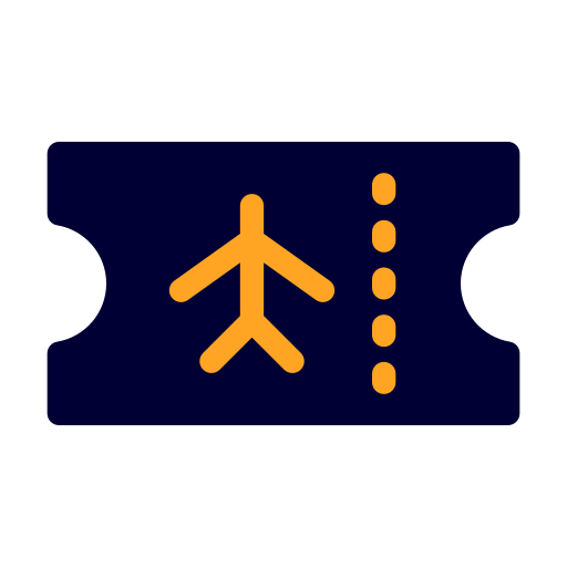 flugzeugticket Generic Flat icon
