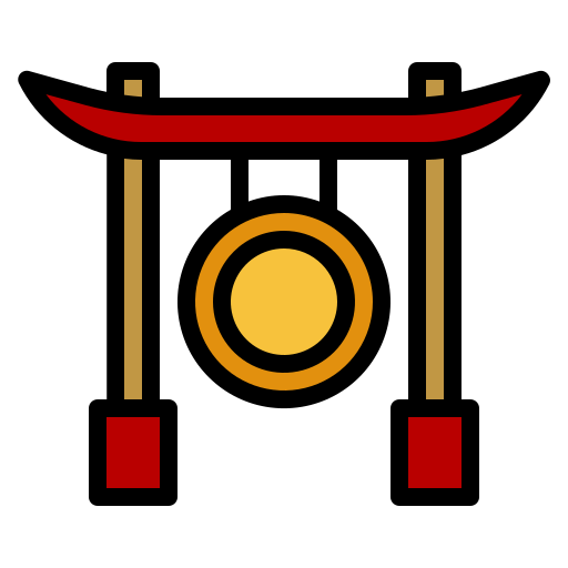 ゴング Generic Outline Color icon