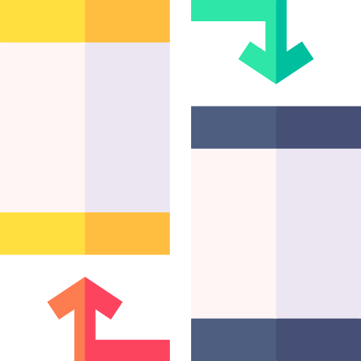 transfer danych Basic Straight Flat ikona