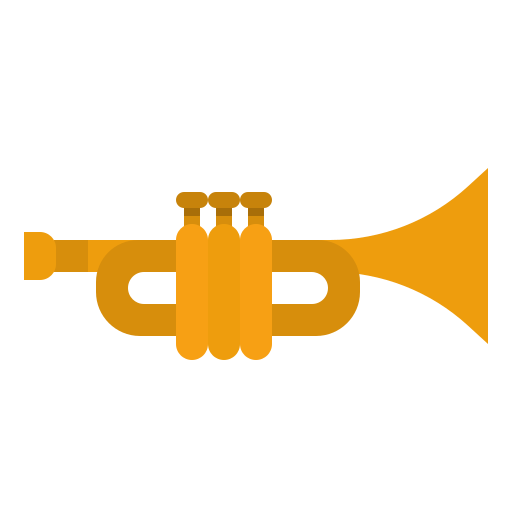 trompet photo3idea_studio Flat icoon