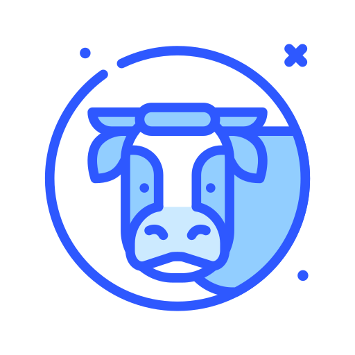 Cow Darius Dan Blue icon