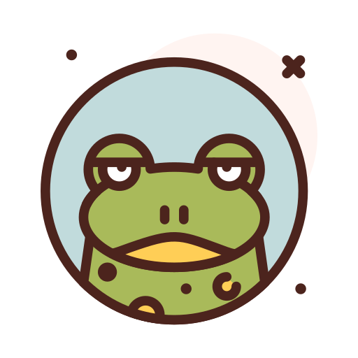 Frog Darius Dan Lineal Color icon