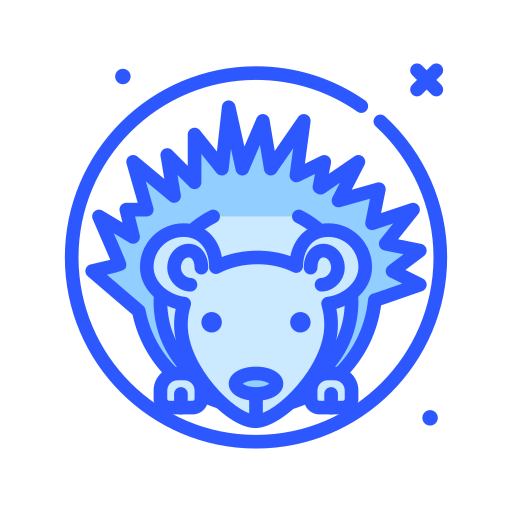 Hedgehog Darius Dan Blue icon