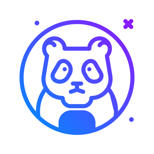 panda Generic Gradient icona