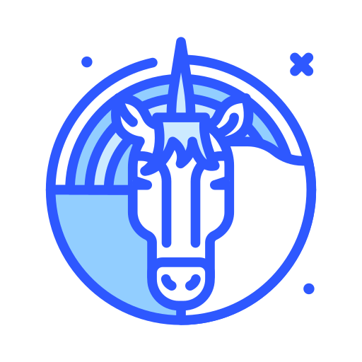 Unicorn Darius Dan Blue icon