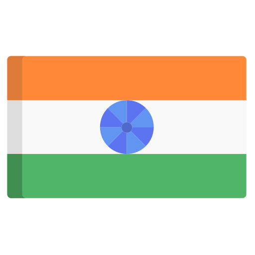 bandiera indiana Icongeek26 Flat icona