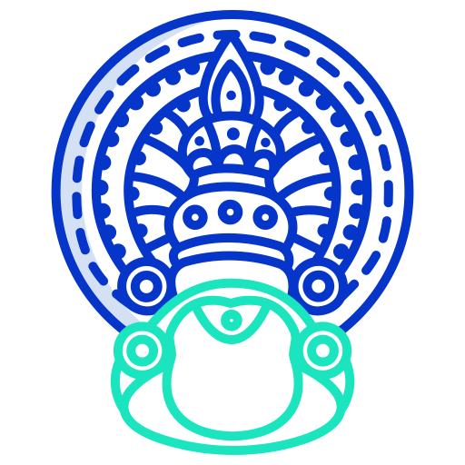 kathakali Icongeek26 Outline Colour ikona