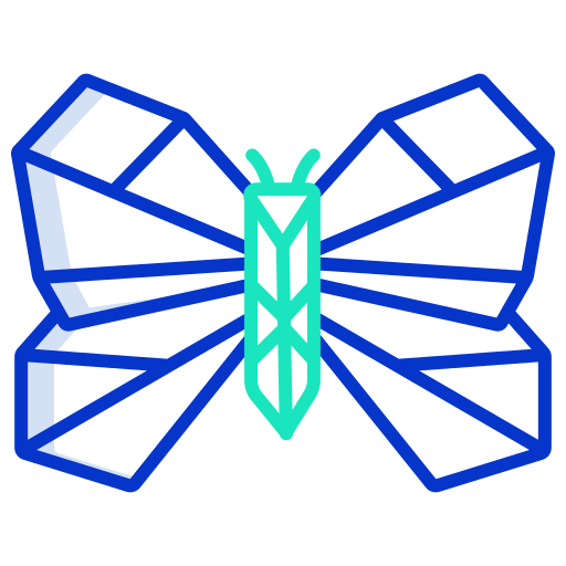schmetterling Icongeek26 Outline Colour icon