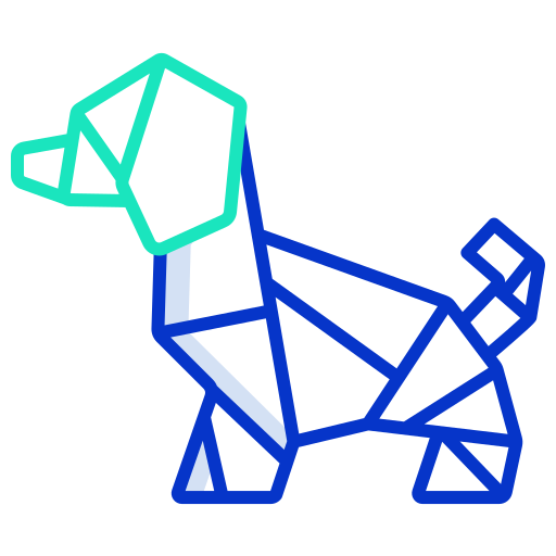 hond Icongeek26 Outline Colour icoon