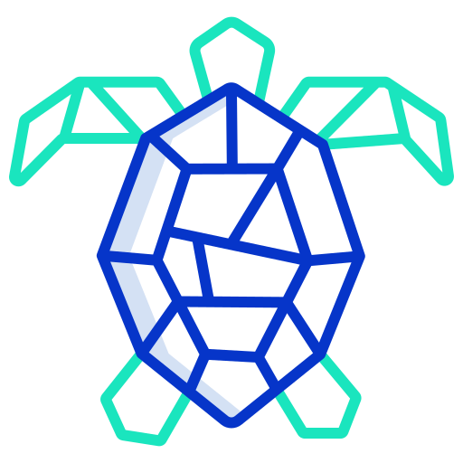 tortue Icongeek26 Outline Colour Icône