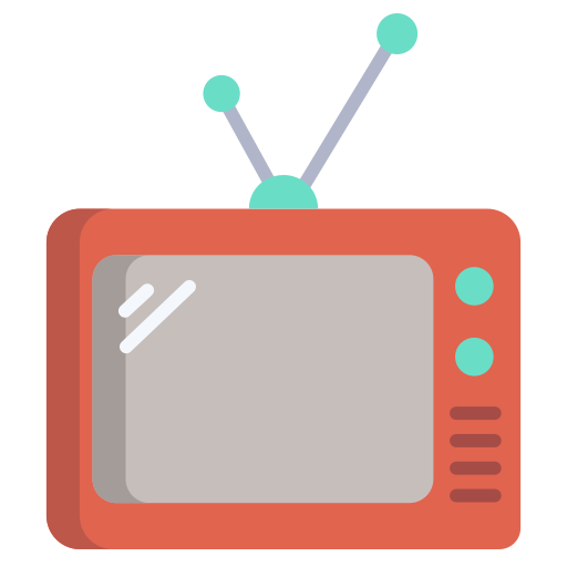televisión Icongeek26 Flat icono