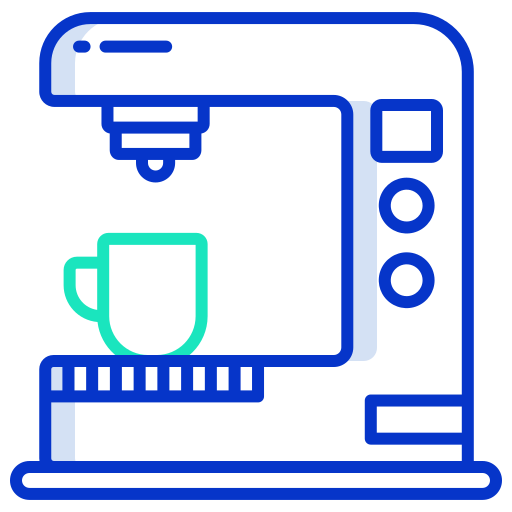 Coffee maker Icongeek26 Outline Colour icon