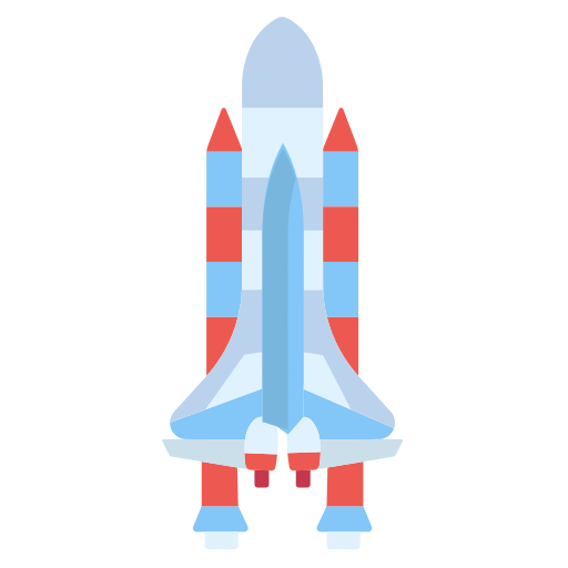 cohete Icongeek26 Flat icono