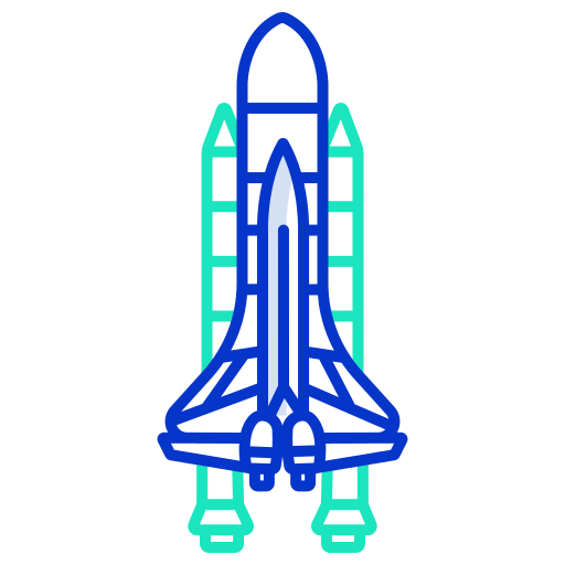 Rocket Icongeek26 Outline Colour icon
