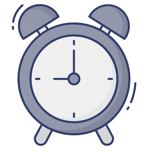 Alarm clock Dinosoft Lineal Color icon