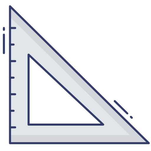 Stationery Dinosoft Lineal Color icon