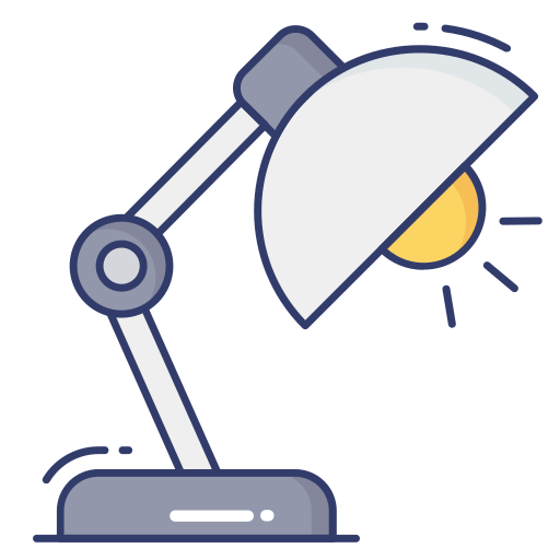 lámpara de mesa Dinosoft Lineal Color icono
