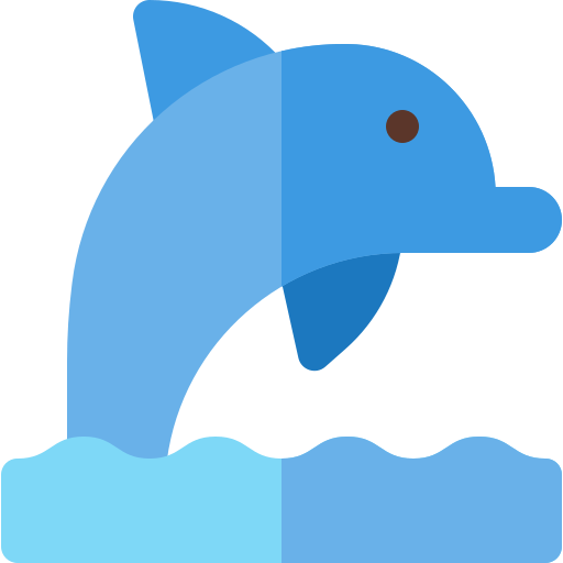 Dolphin Basic Rounded Flat icon