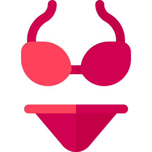 bikini Basic Rounded Flat ikona