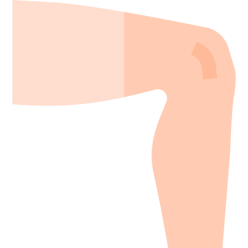 perna Basic Straight Flat Ícone