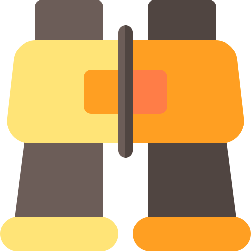 fernglas Basic Rounded Flat icon