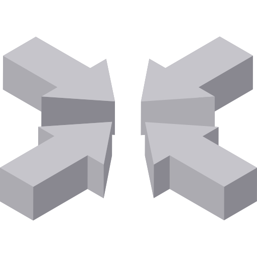 formaat wijzigen Isometric Flat icoon
