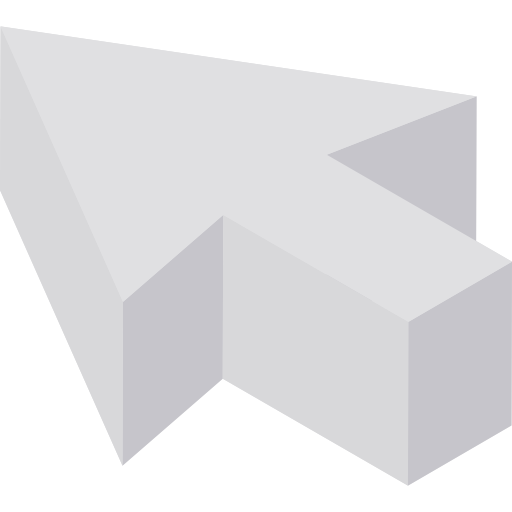 カーソル Isometric Flat icon
