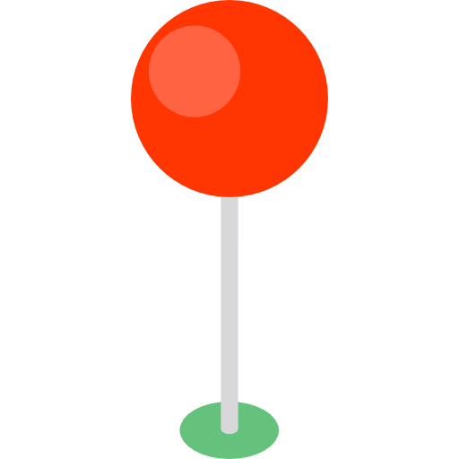 ピン Isometric Flat icon
