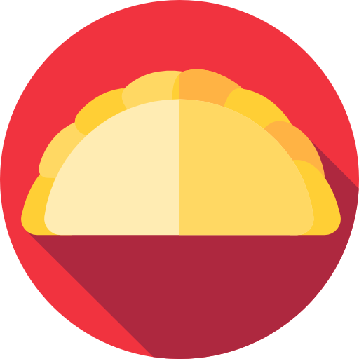 brötchen Flat Circular Flat icon