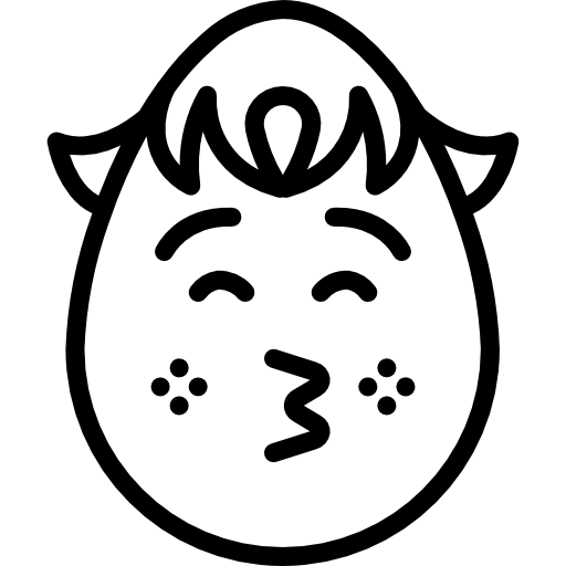 pocałunek Basic Mixture Lineal ikona