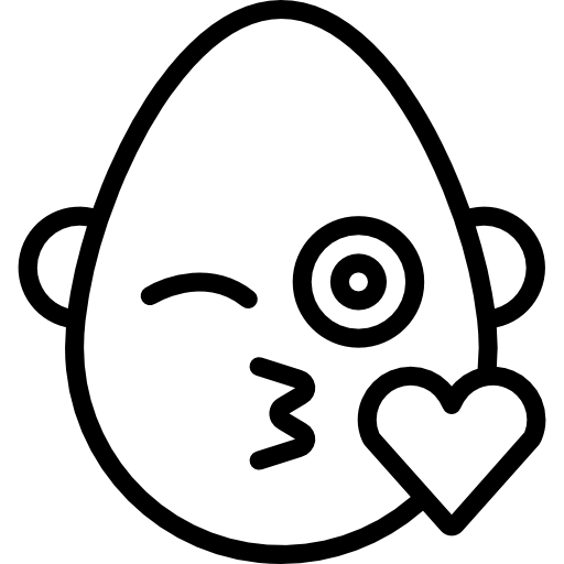 pocałunek Basic Mixture Lineal ikona