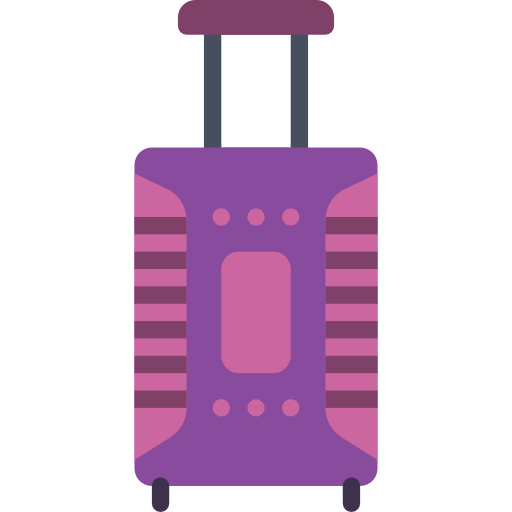 Suitcase Basic Mixture Flat icon
