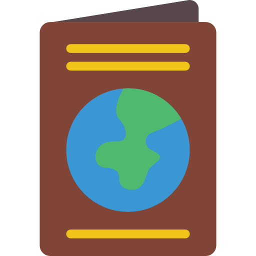 Passport Basic Mixture Flat icon