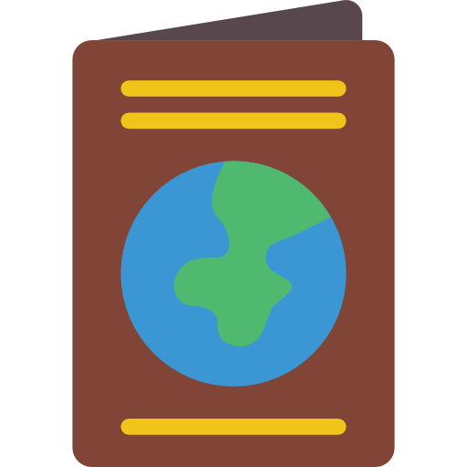 reisepass Basic Mixture Flat icon