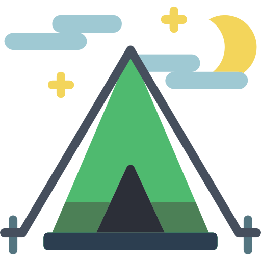 キャンプ Basic Mixture Flat icon
