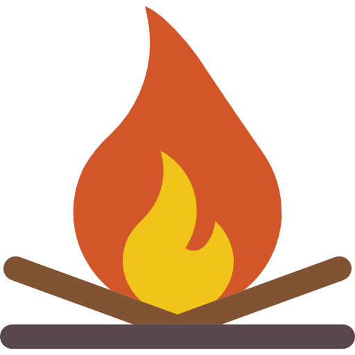 Bonfire Basic Mixture Flat icon