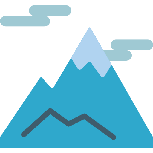 山 Basic Mixture Flat icon