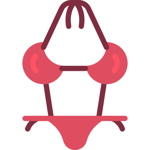 bikini Basic Mixture Flat icoon