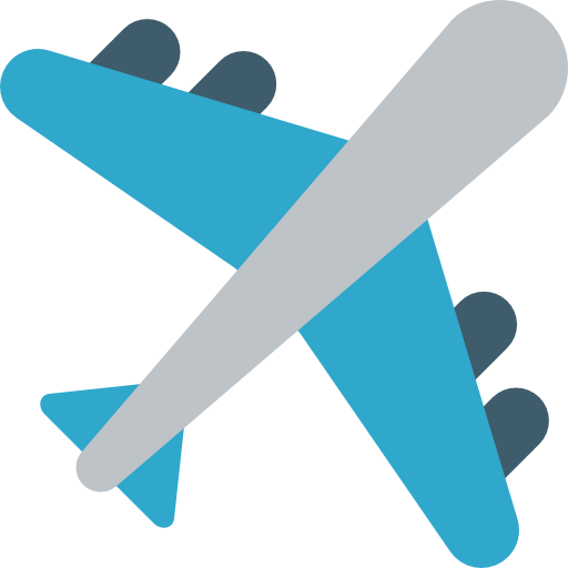 Airplane Basic Mixture Flat icon