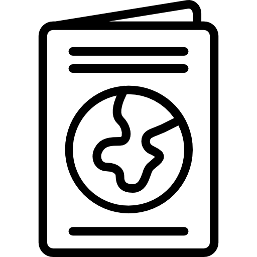 passaporte Basic Mixture Lineal Ícone