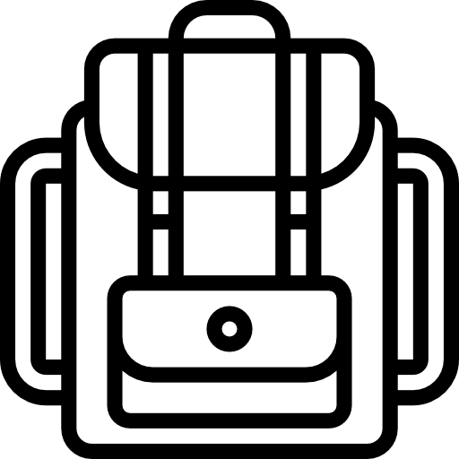 배낭 Basic Mixture Lineal icon