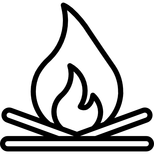 hoguera Basic Mixture Lineal icono