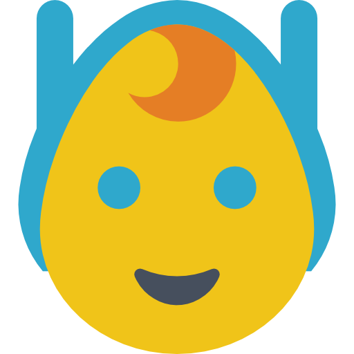 glimlach Basic Mixture Flat icoon